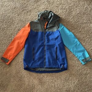 American Eagle Multi-color Full-zip Windbreaker Jacket
